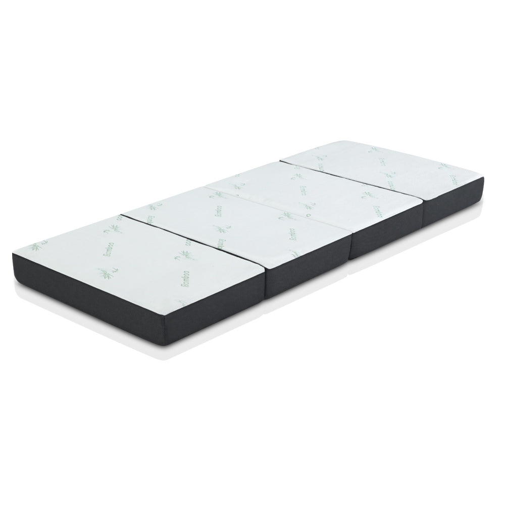 Giselle Bedding Foldable Mattress Folding Foam Sofa Bed Mat Bamboo - SuperSaverAU - view 7