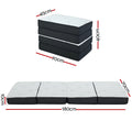 Giselle Bedding Foldable Mattress Folding Foam Sofa Bed Mat Bamboo - SuperSaverAU - view 2