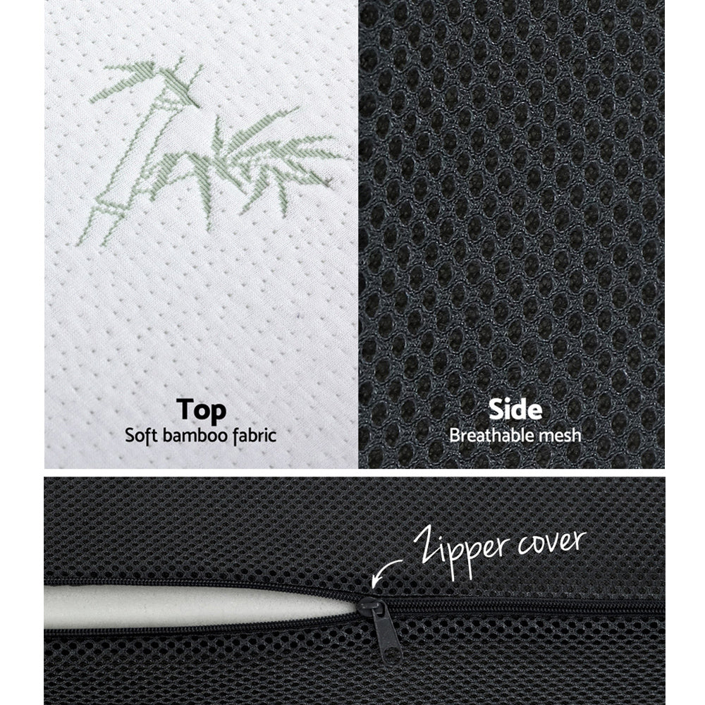 Giselle Bedding Foldable Mattress Folding Foam Sofa Bed Mat Bamboo - SuperSaverAU - view 3