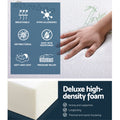 Giselle Bedding Foldable Mattress Folding Foam Sofa Bed Mat Bamboo - SuperSaverAU - view 4
