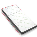 Giselle Bedding Foldable Mattress Folding Foam Single Bamboo - SuperSaverAU - view 2