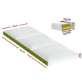 Giselle Bedding Foldable Foam Mattress 190cm x 79cm, Medium Firm, Portable, Washable - SuperSaverAU - view 2