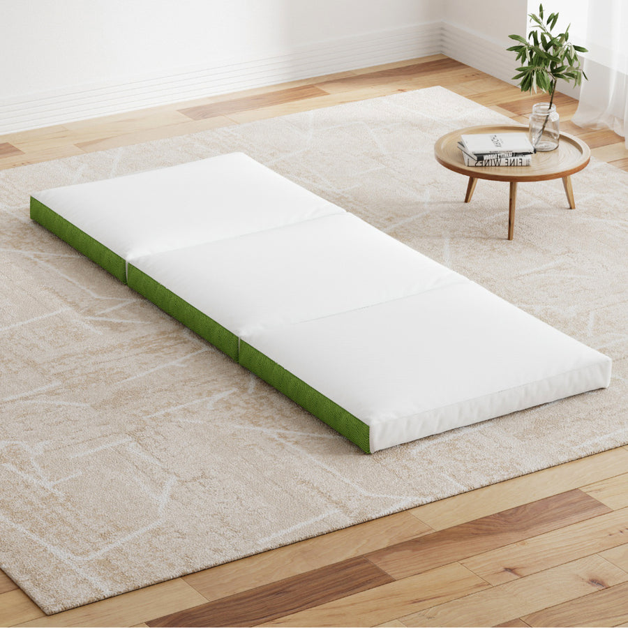 Giselle Bedding Foldable Foam Mattress 190cm x 79cm, Medium Firm, Portable, Washable - SuperSaverAU - view 1