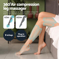 Livemor Grey Air Compression Leg and Foot Massager with Heat and 3 Modes