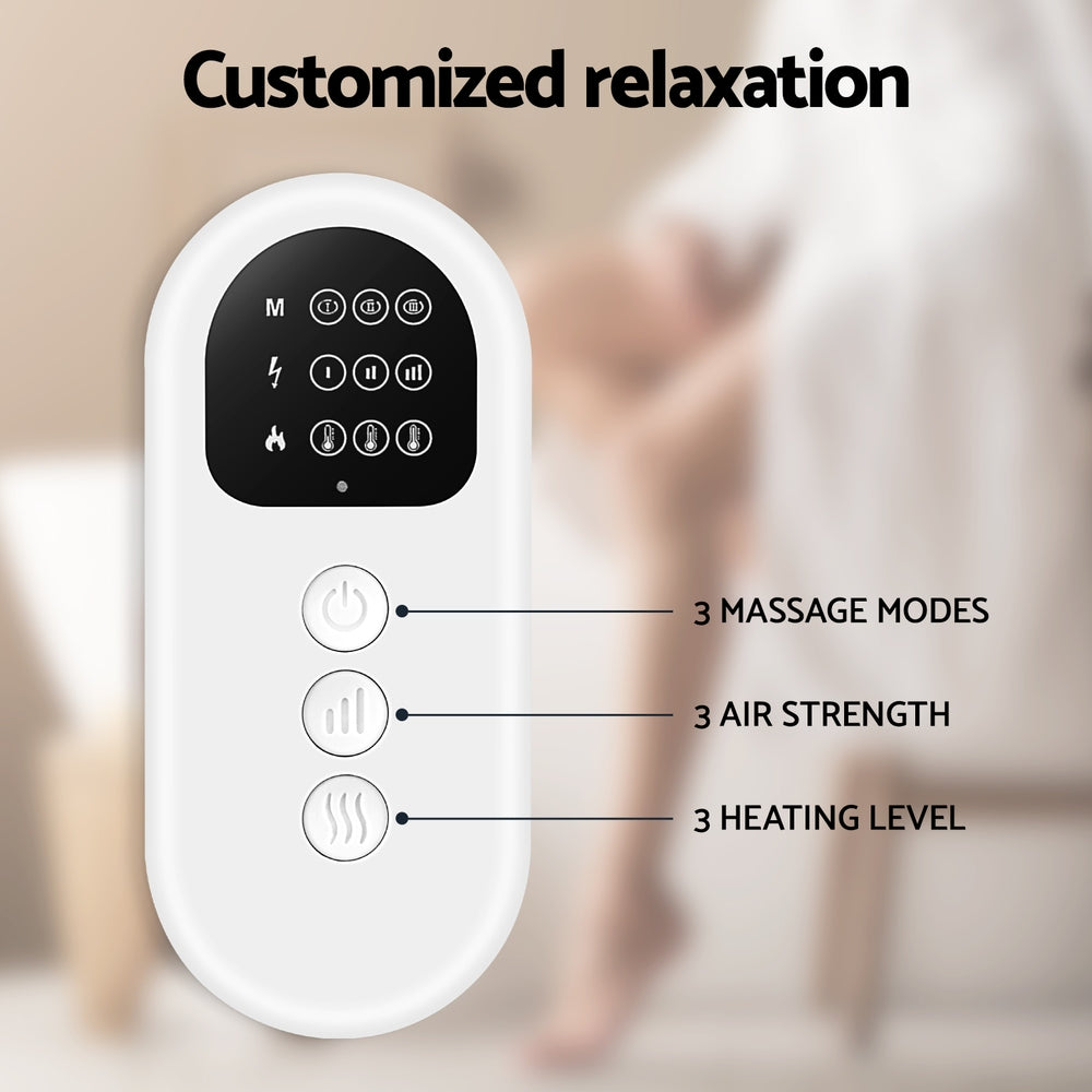 Livemor Calf Massager Cordless Heated Air Compression 46/56.5cm - SuperSaverAU - view 3