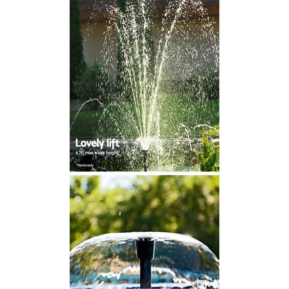 Gardeon Solar Powered Fountain Kit 6.6FT, 800L/H, Easy Setup, Indoor/Outdoor - SuperSaverAU - view 4