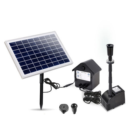 Gardeon Solar Powered Fountain 800L/H with Battery Kit & LED Lights 6.6FT - SuperSaverAU - view 1