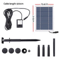 Gardeon Solar Outdoor Fountain Pump 4.4FT, 250L/H, Adjustable Height, 4 Nozzles - SuperSaverAU - view 2