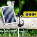 Gardeon Solar Outdoor Fountain Pump 4.4FT, 250L/H, Adjustable Height, 4 Nozzles - SuperSaverAU - view 6