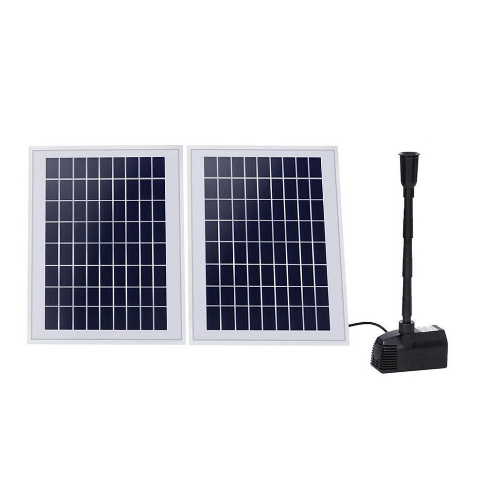 Gardeon Solar Pond Pump Kit with 2 Panels, 1600L/H - SuperSaverAU - view 3