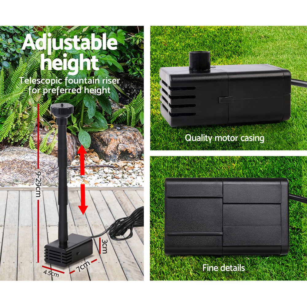 Gardeon Solar Powered Fountain 4.6FT, Energy-Efficient, Easy Set-Up, Zero Cost - SuperSaverAU - view 3
