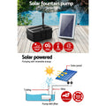 Gardeon Solar Fountain Pump with Filter 4.6FT, 500L/H, IP68 Waterproof - SuperSaverAU - view 4