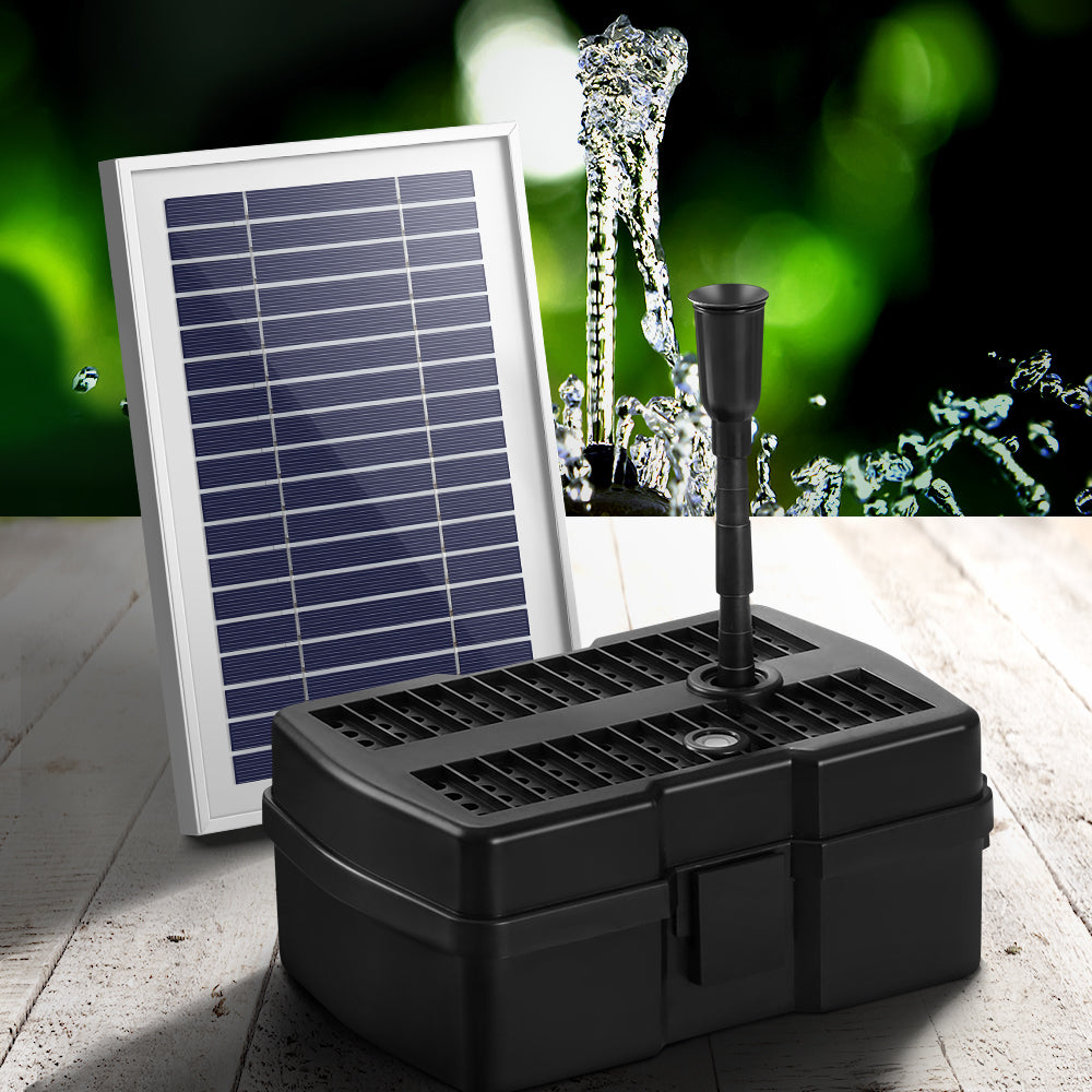 Gardeon Solar Fountain Pump with Filter 4.6FT, 500L/H, IP68 Waterproof - SuperSaverAU - view 7