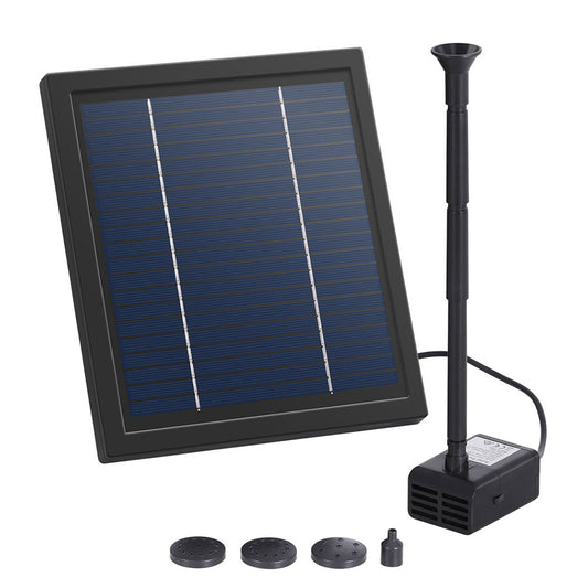 Gardeon Solar Outdoor Fountain Pump 440L/H with 4 Nozzle Options, 6.1FT