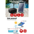 Gardeon Solar Fountain Pump 800L/H with Submersible Filter & 5m Cable - SuperSaverAU - view 3