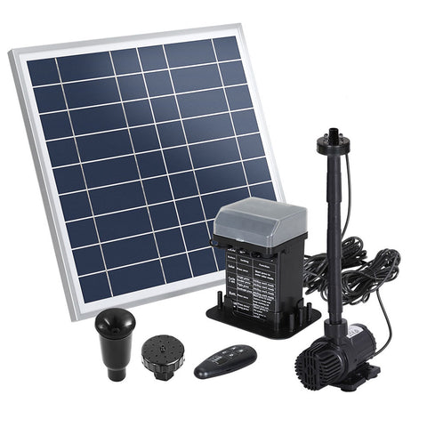 Gardeon Solar Outdoor Fountain Pump 610L/H with LED Lights & Battery Kit 9.8FT - SuperSaverAU - view 1