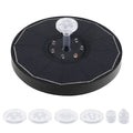 Gardeon Solar Outdoor Fountain Pump 200L/H with LED Light & 6 Nozzles - SuperSaverAU - view 1