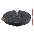 Gardeon Solar Outdoor Fountain Pump 200L/H with LED Light & 6 Nozzles - SuperSaverAU - view 2