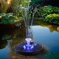 Gardeon Solar Outdoor Fountain Pump 200L/H with LED Light & 6 Nozzles - SuperSaverAU - view 6