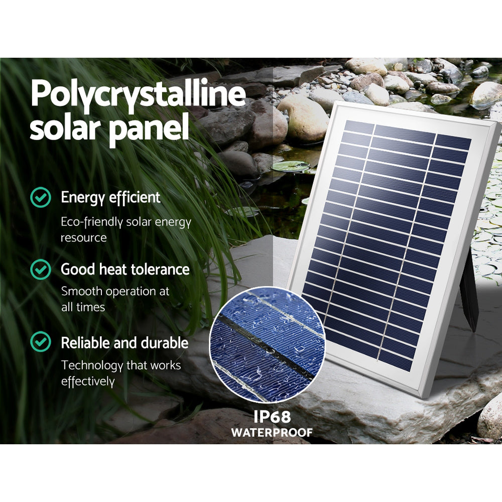 Gardeon Solar Powered Fountain 4.3FT with Battery Kit & LED Lights - SuperSaverAU - view 5