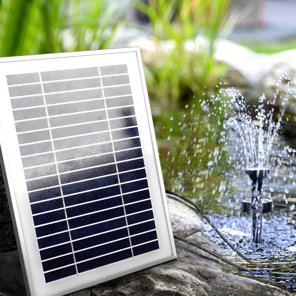 Gardeon Solar Powered Fountain 4.3FT with Battery Kit & LED Lights - SuperSaverAU - view 8