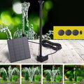 Gardeon Solar Outdoor Fountain Pump 2.6FT, 160L/H, Adjustable Height, 4 Nozzles - SuperSaverAU - view 4