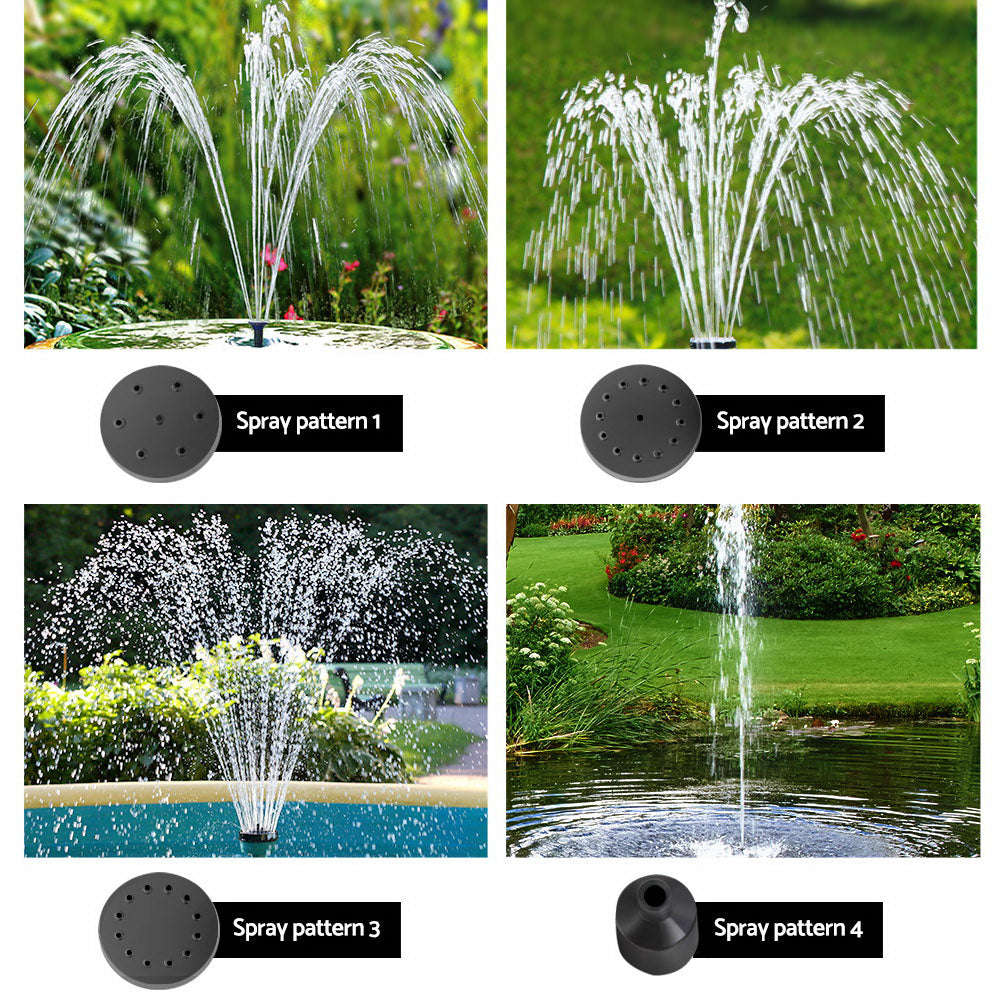 Gardeon Solar Powered Fountain Kit 4FT - Energy Efficient, Easy Set-Up
