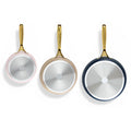 5-star Chef Ceramic Frypan Set 3pcs - Non-Stick, Sustainable Cast Aluminum, Multi Colour - SuperSaverAU - view 3