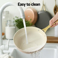 5-star Chef Ceramic Frypan Set 3pcs - Non-Stick, Sustainable Cast Aluminum, Multi Colour - SuperSaverAU - view 5
