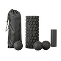 Everfit 4-in-1 Foam Roller Set with Storage Bag - Black