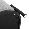 Artiss Square Ottoman Foot Stool in Grey Linen - SuperSaverAU - view 3