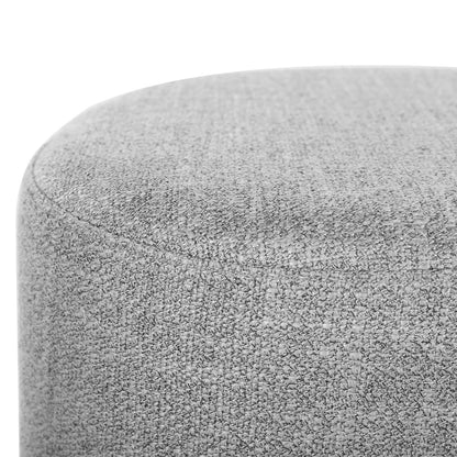 Artiss Square Ottoman Foot Stool in Grey Linen