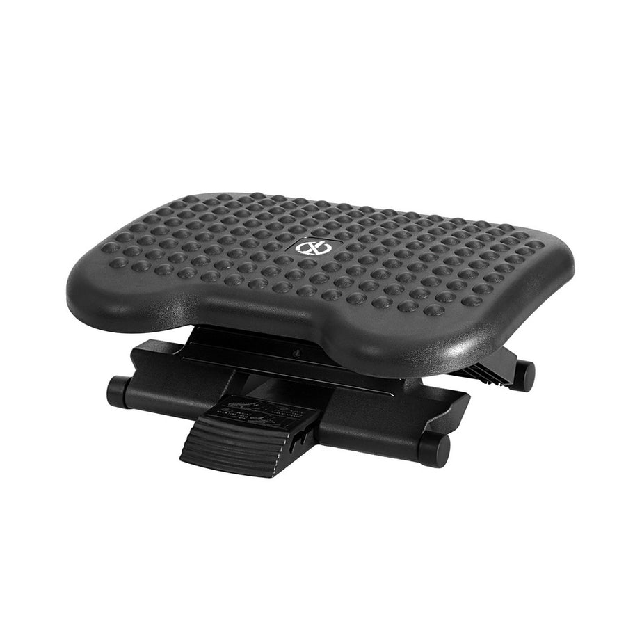 Artiss Adjustable Foot Rest Stool for Office Comfort Black - SuperSaverAU - view 1