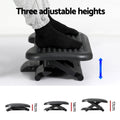 Artiss Adjustable Foot Rest Stool for Office Comfort Black - SuperSaverAU - view 6