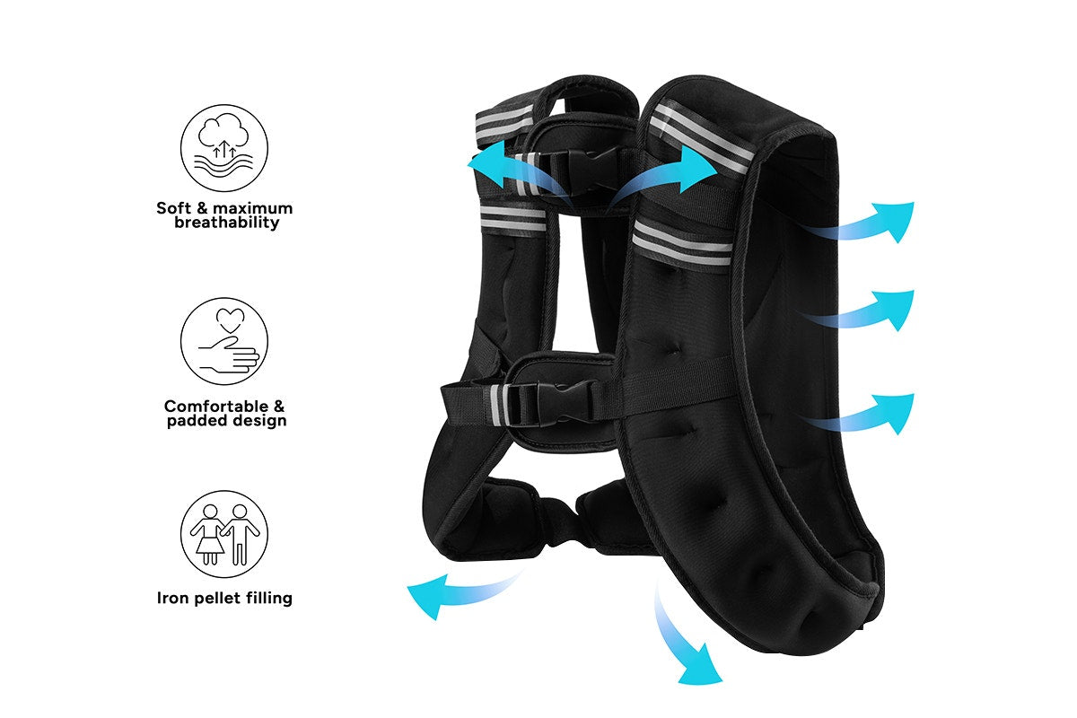 Fortis 5kg Weighted Vest