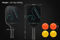 Fortis Carbon Fibre Pickleball Paddle and Ball Set