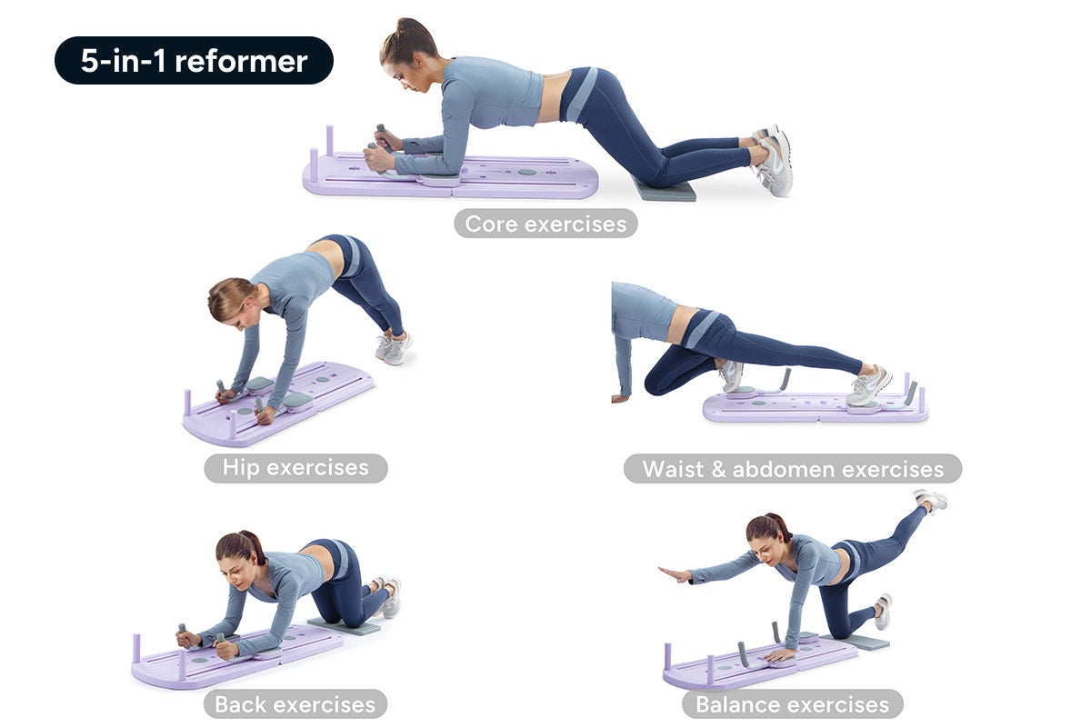 Fortis 5-in-1 Pilates Board Reformer Set - SuperSaverAU - view 3