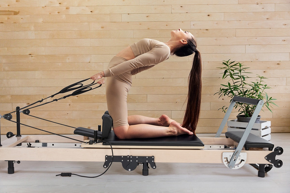 Fortis Premium Foldable Wooden Reformer Pilates Machine