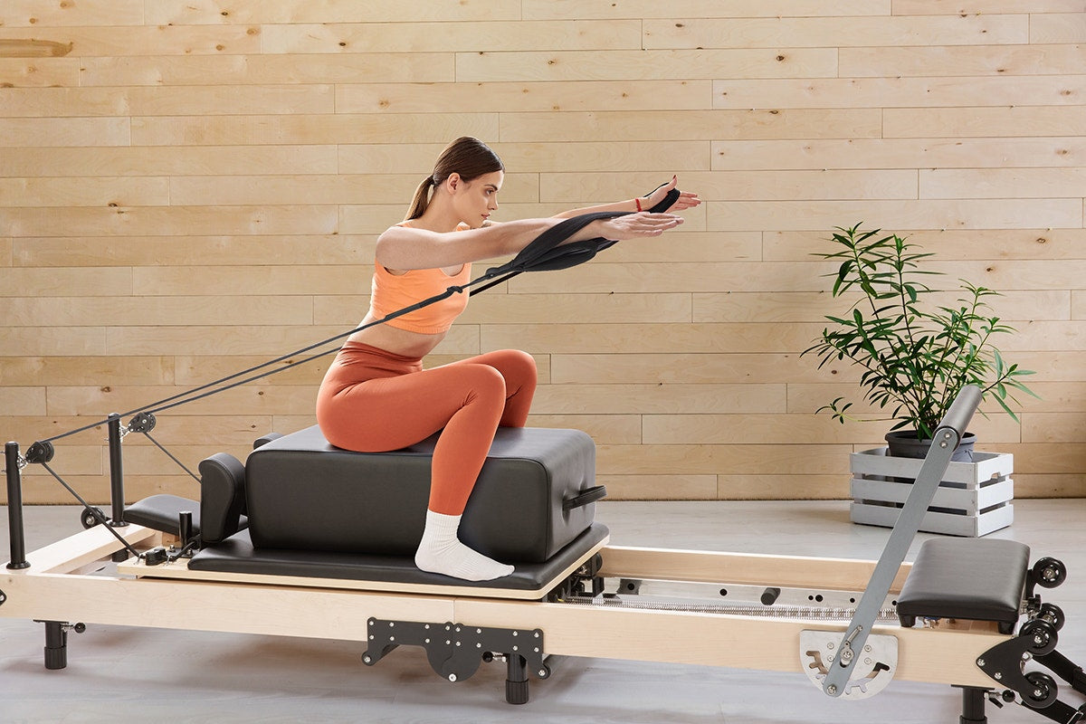 Fortis Premium Foldable Wooden Reformer Pilates Machine