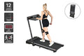 Fortis 420mm Foldable Walking and Jogging Manual Incline Treadmill - SuperSaverAU - view 1