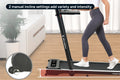 Fortis 420mm Foldable Walking and Jogging Manual Incline Treadmill - SuperSaverAU - view 5
