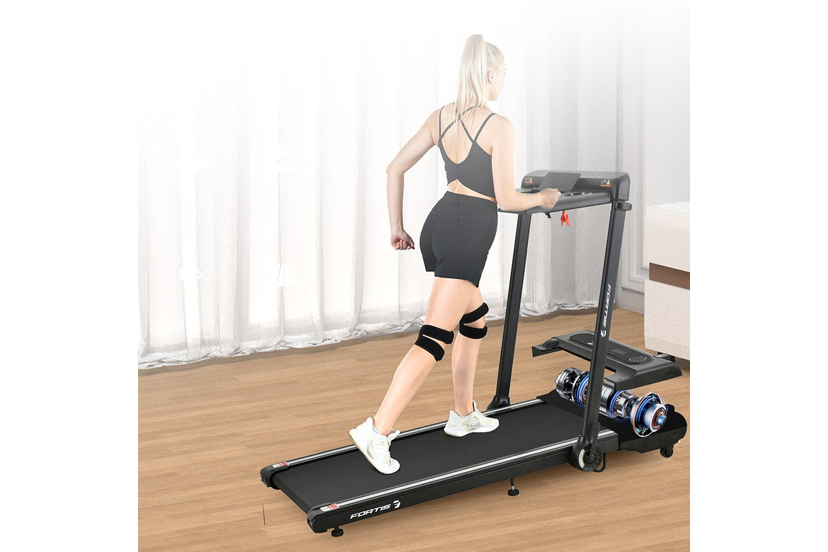 Fortis 420mm Foldable Walking and Jogging Manual Incline Treadmill - SuperSaverAU - view 9