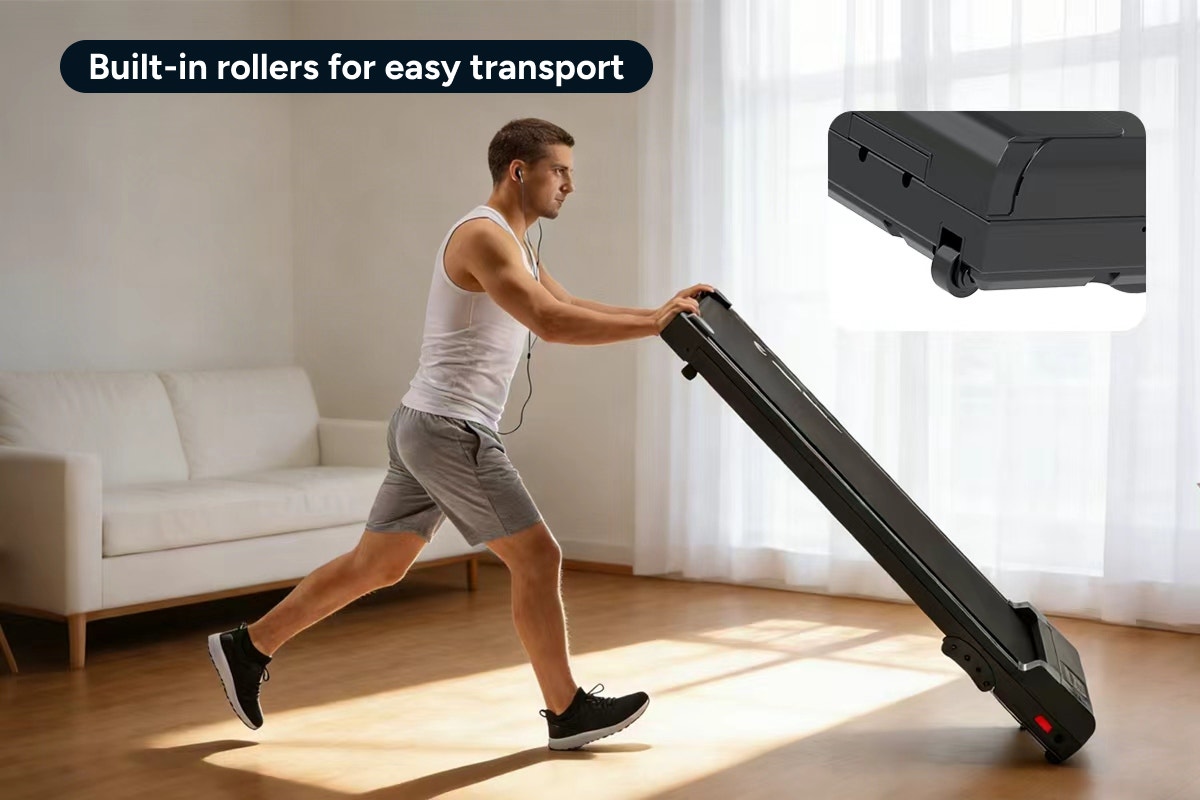 Fortis Walking Pad with Incline (Black)