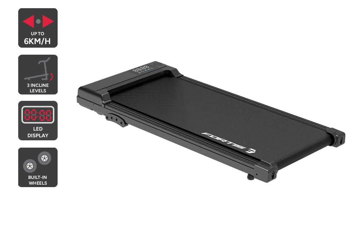 Fortis Walking Pad with Incline (Black)