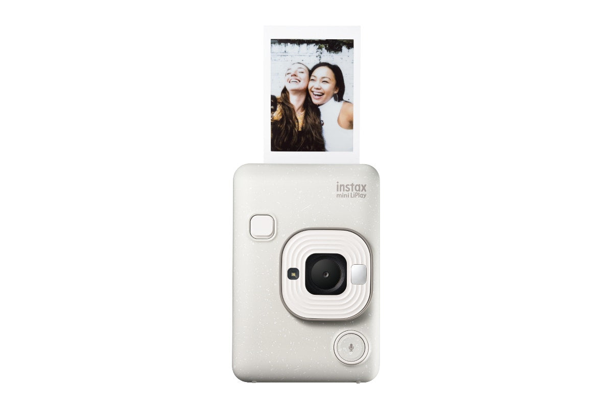 Fujifilm Instax Mini LiPlay 2-in-1 Hybrid Instant Camera and Smartphone Printer 2024 (Misty White)