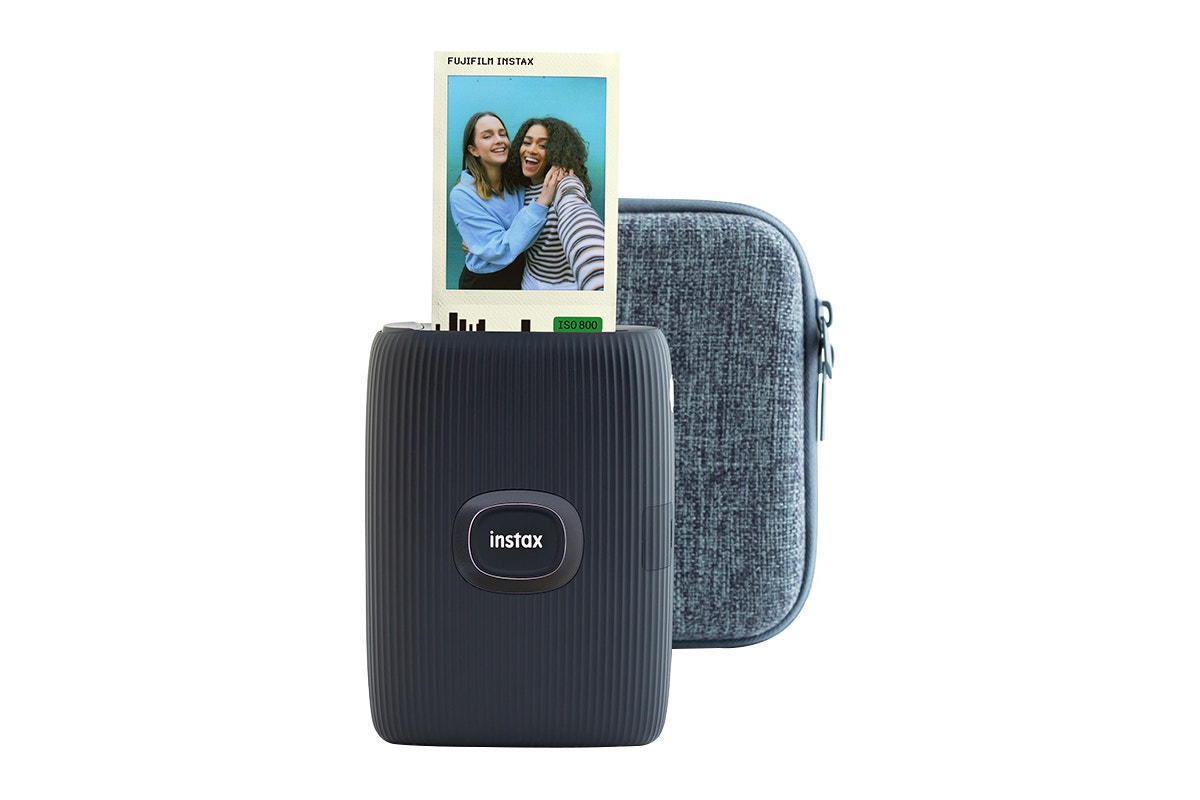 Fujifilm Instax Mini Link 2 Smartphone Printer Bundle (Space Blue)