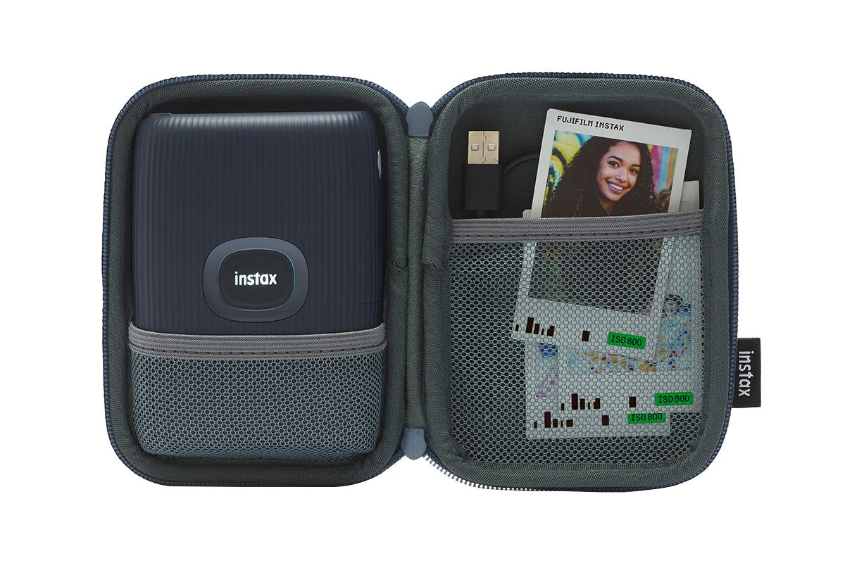 Fujifilm Instax Mini Link 2 Smartphone Printer Bundle (Space Blue)