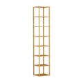 Artiss Shoe Rack 8-Tier Stackable Bamboo Storage for 8 Pairs of Shoes - SuperSaverAU - view 3