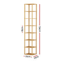 Artiss Shoe Rack 8-Tier Stackable Bamboo Storage for 8 Pairs of Shoes - SuperSaverAU - view 4