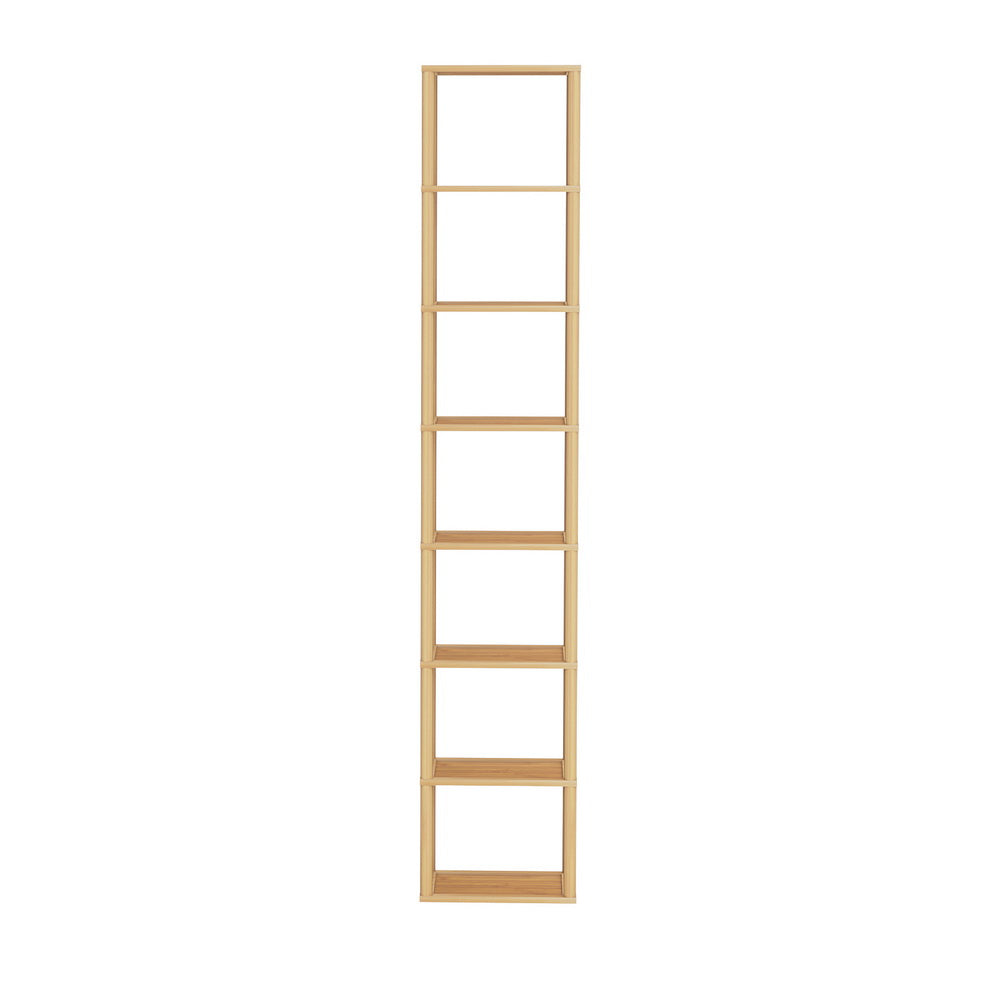 Artiss Shoe Rack 8-Tier Stackable Bamboo Storage for 8 Pairs of Shoes - SuperSaverAU - view 5